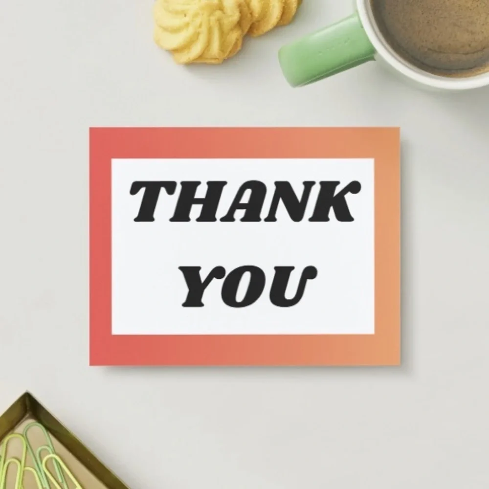 Set of 10 Thank You Post Cards